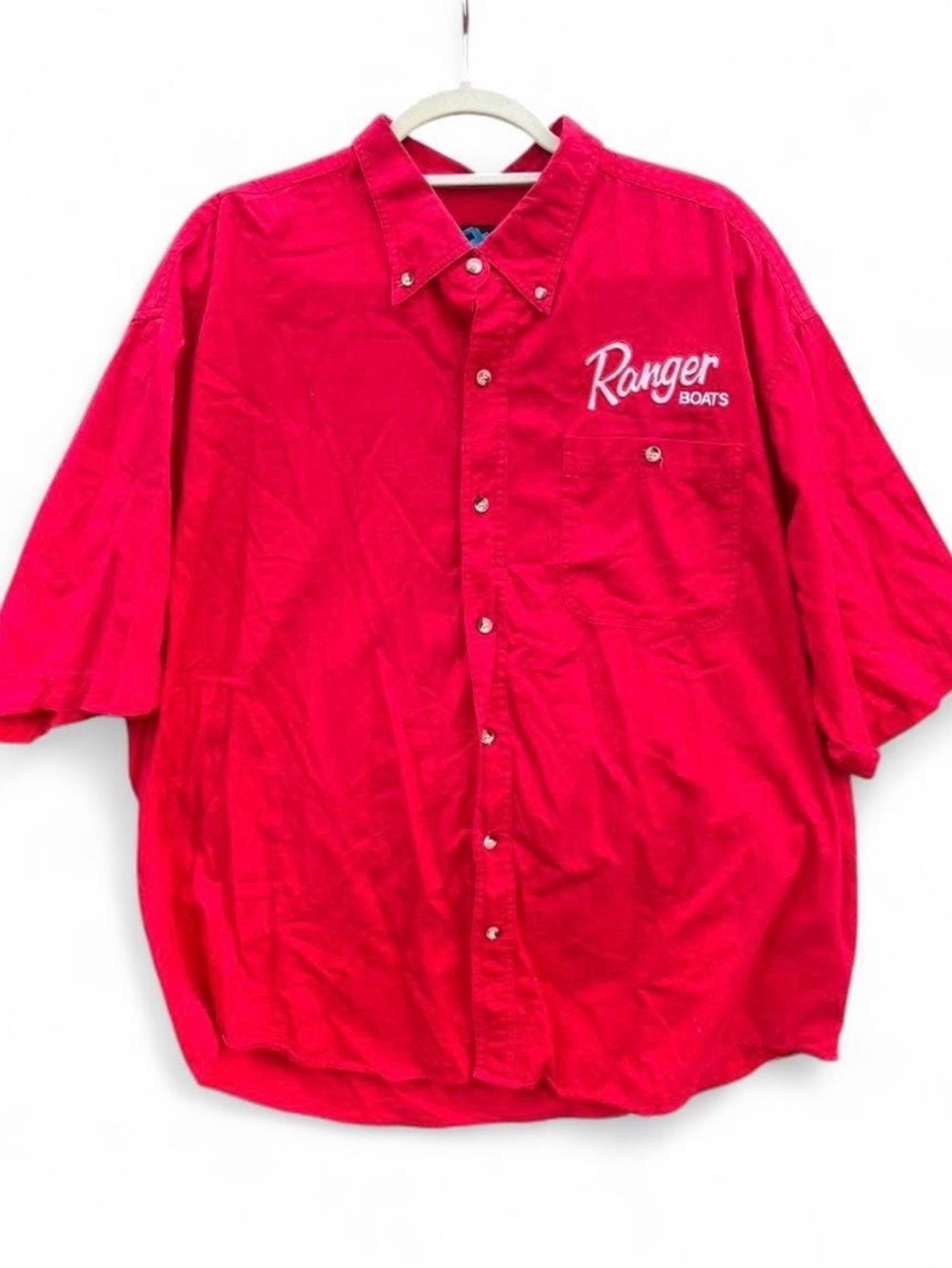 Ranger Boats Men's Casual Button-Down Shirt in Red